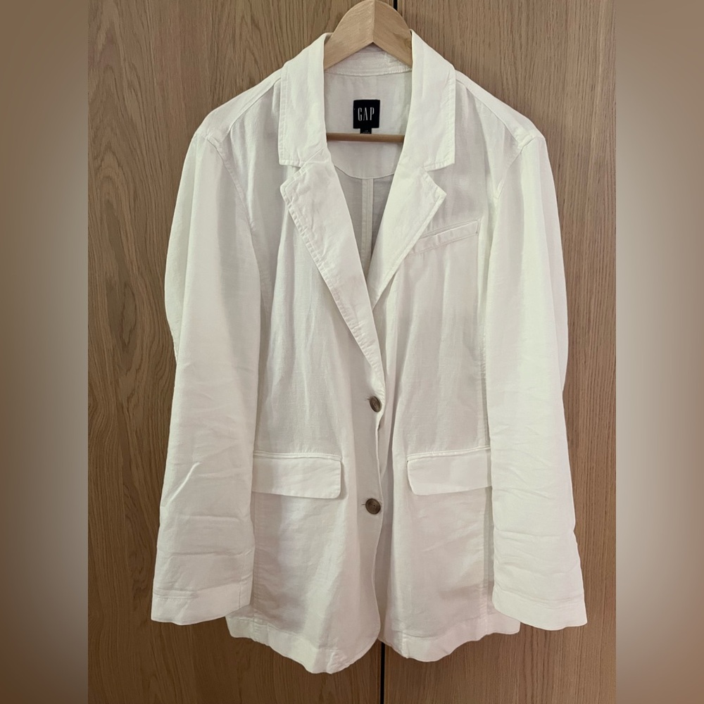 GAP Women's Linen Blazer Jacket